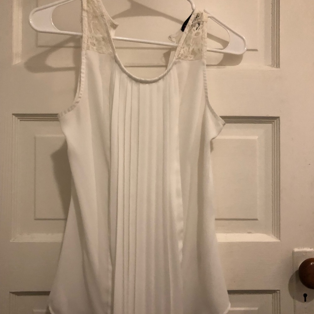 White tank top